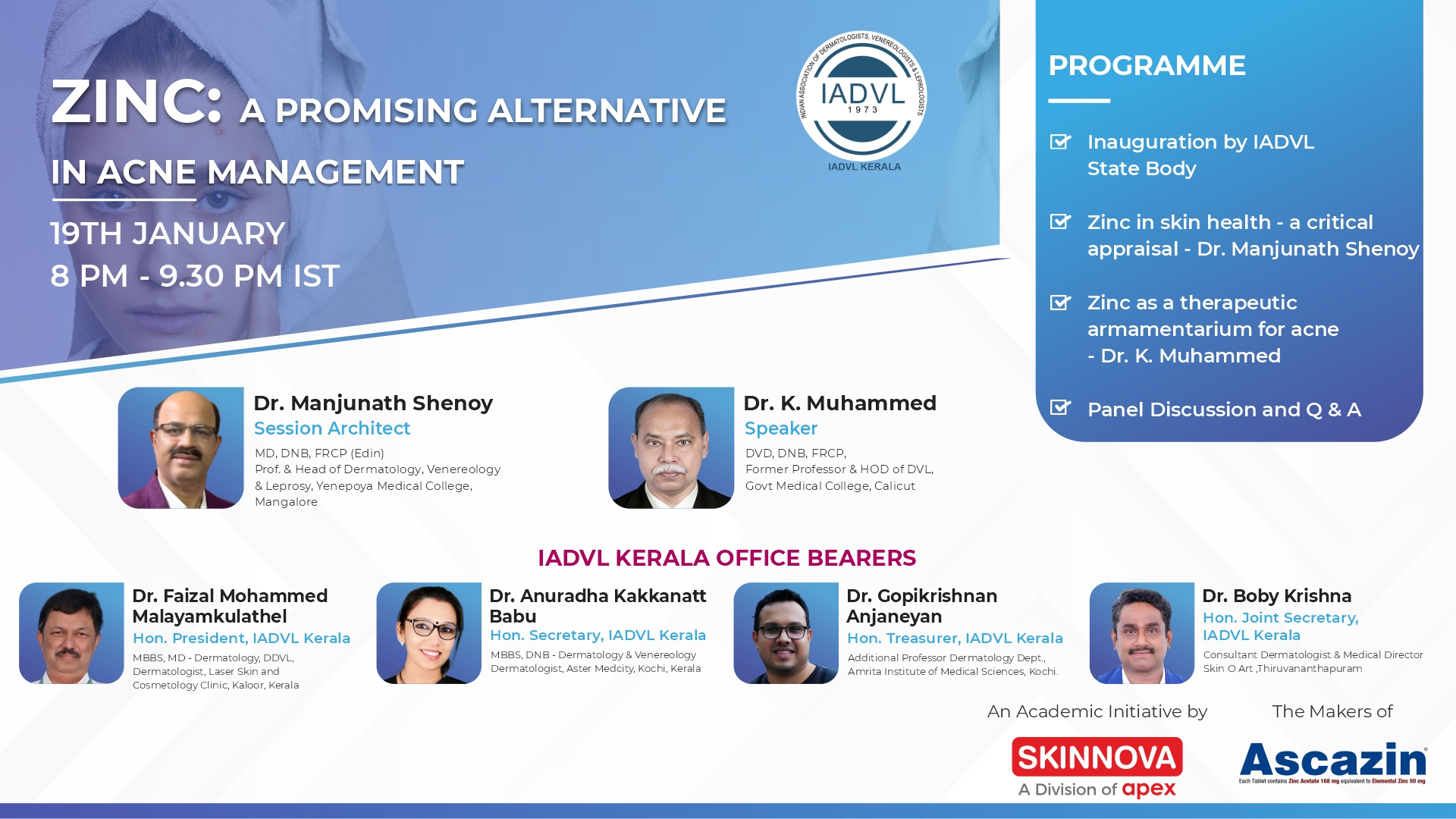 Zinc A promising alternative in acne management Login